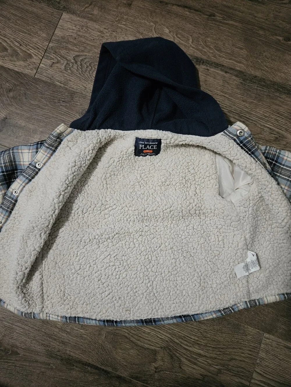 The Childrens Place 2T Faux Sherpa Lined Shacket